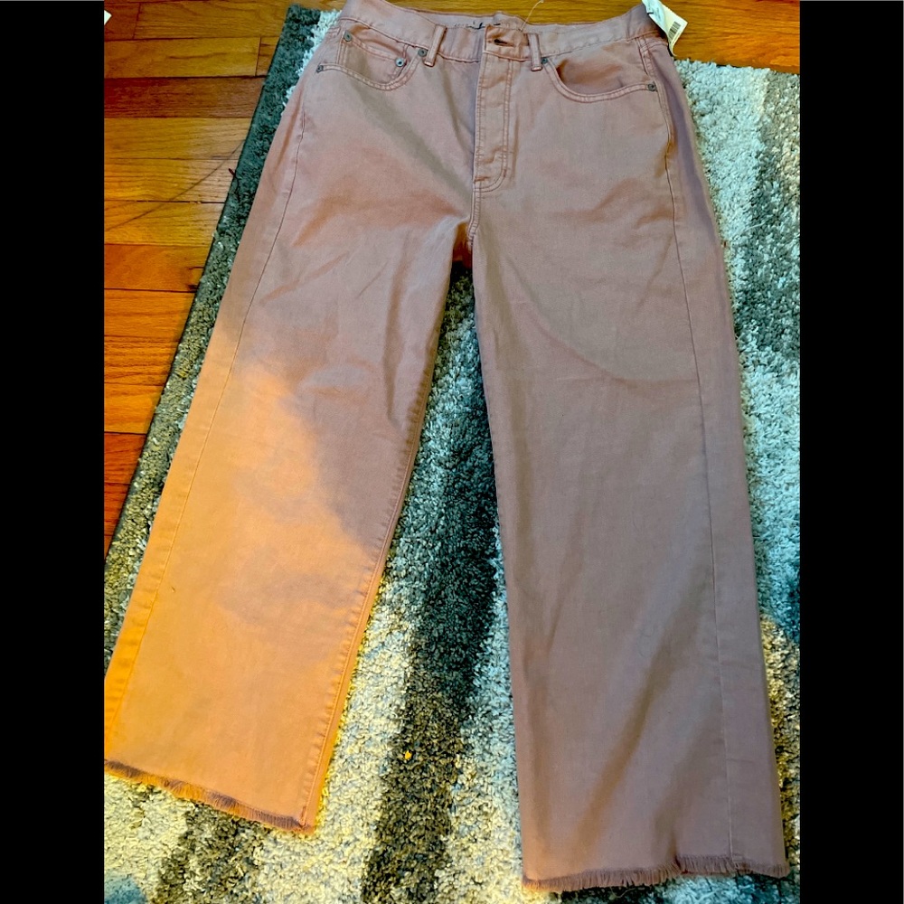 pink mom jeans
